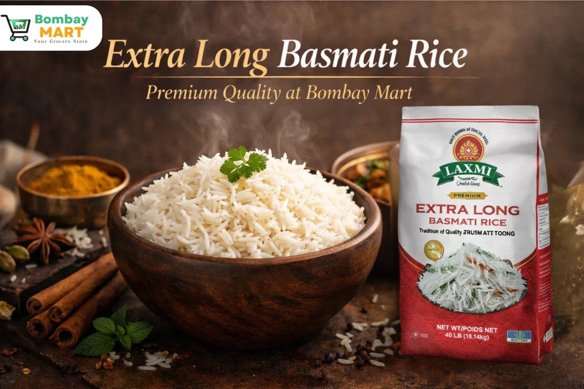 Extra Long Basmati Rice | Premium Quality at Bombay Mart – Bombay Mart INC