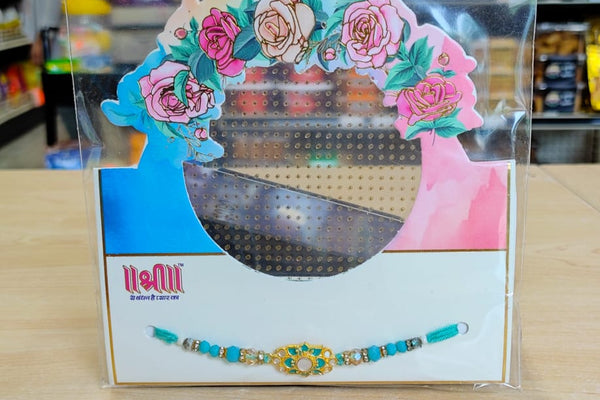 Princess Beautiful Sky Blue Rakhi