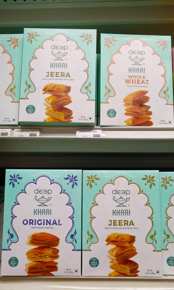 Deep Khari - Crispy Puffed Pastries